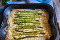 Pasta fillo con asparagi e uova